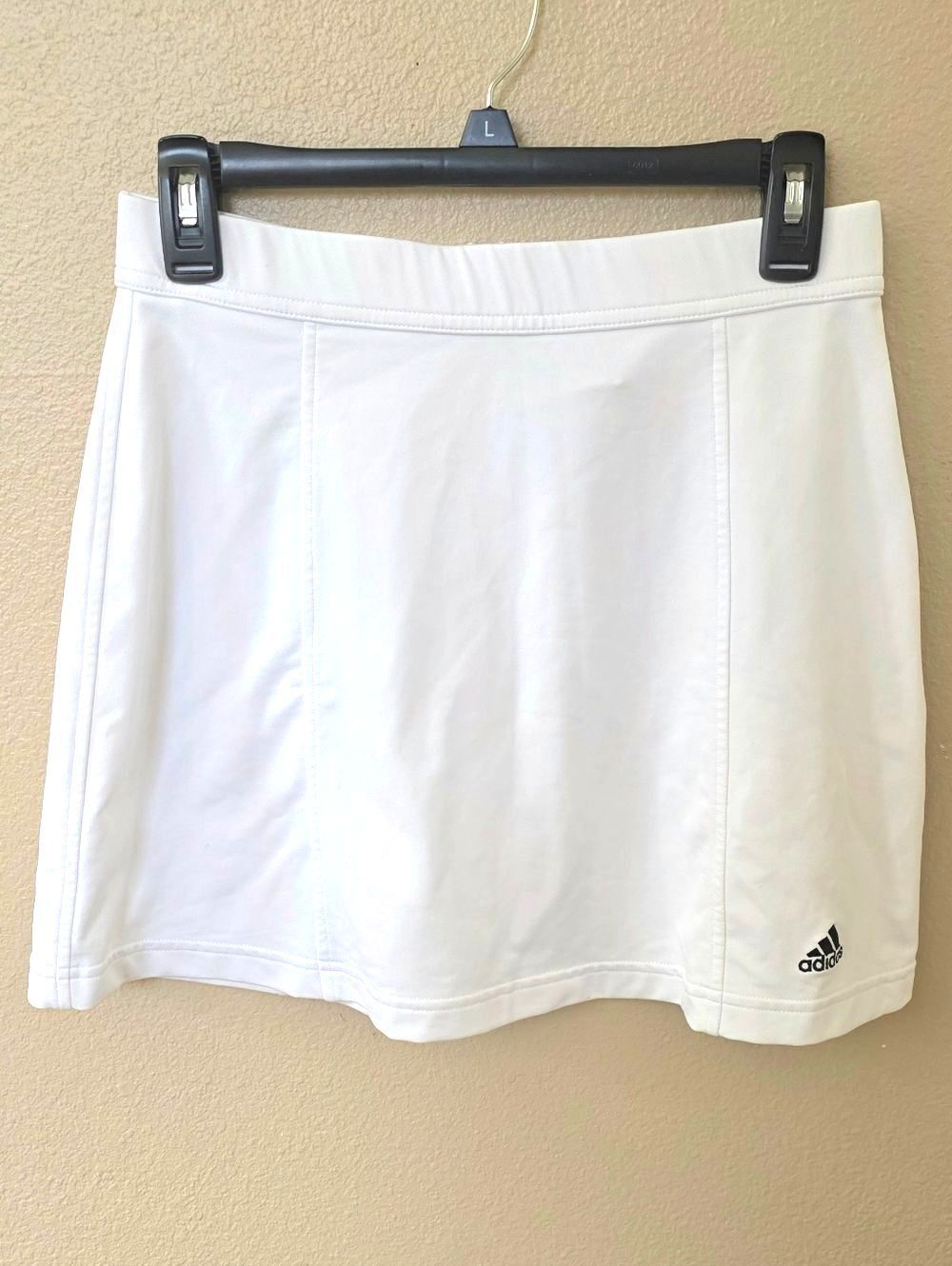Adidas Equipment Girls White Tennis Skirt Sporty Active Golf - Size 10